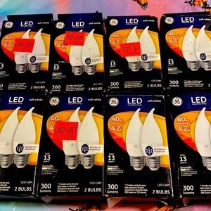LED Decorative frosted Soft White Light Bulbs